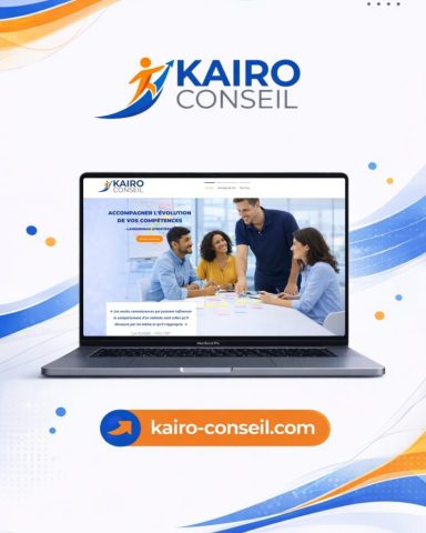 Logo Kairo Conseil – identité visuelle professionnelle cabinet de conseil en évolution professionnelle