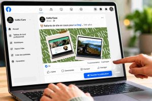 Bouton booster une publication sur Facebook